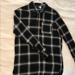Black and white flannel